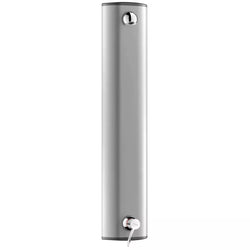 H963915 DELABIE Aluminium Shower Panel with SECURITHERM Sequential Mixer
