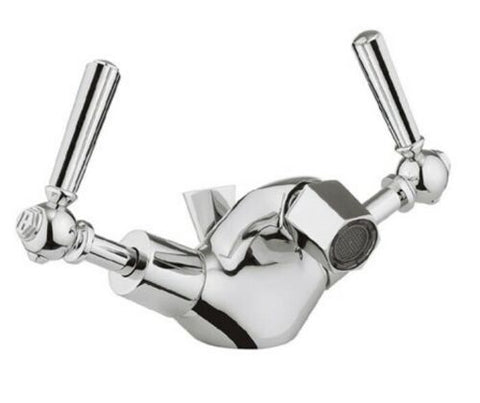 Crosswater Waldorf Chrome Lever Bidet Monobloc Mixer WF210DPC_CLV+