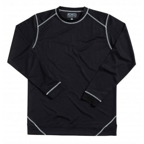 JCB Base Layer Thermal Long Sleeved Top Black Base Layer Work SIZE LARGE