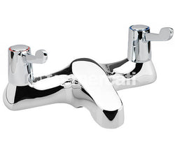 Tre Mercati Capri Lever Deck Bath Filler Tap With 3 Inch Lever Handles