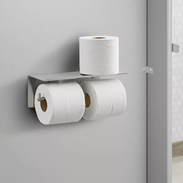 Bobrick Surface-Mounted Toilet Tissue Dispenser & Utility Shelf 2 Roll B-540