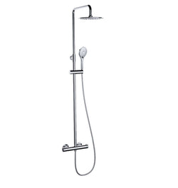 Francis Pegler Barcino Extendable Twin Head Thermostatic Shower - Chrome