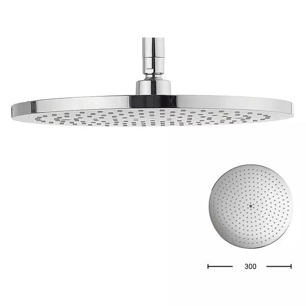 Crosswater 300mm central fixed round showerhead FH300C+