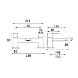 Bristan Napoli Bath Filler NAP BF C Chrome