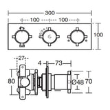 Ideal Standard Trevi Aposta TT Concealed Thermostatic Bath Shower Mixer Valve