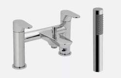 VADO ASCENT BATH Shower Mixer Deck Mounted With Zoo Handset ASC-130+K/ZOO-C/P