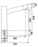 Robert Pearson CPTHN-M High Neck Sensor Tap Mains Operated