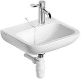 Armitage Shanks S225401 White Portman 21 500 mm Wall Mount Basin, 1 Right Hand tap Hole