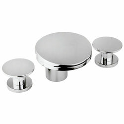 Crosswater Water Circle 3 Hole Basin Mixer/Tap WO130DNC