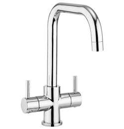 Crosswater Design Dual Lever Monobloc Kitchen Mixer Tap DE710DC+
