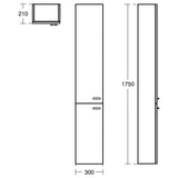 Ideal Standard Concept Space 300mm Tall Unit With Two Doors Gloss White RRP £363