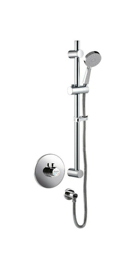 INTA PURO SAFE TOUCH THERMOSTATIC MINI CONCENTRIC DUAL CONTROL SHOWER PU90014CP