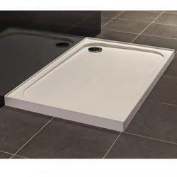 Merlyn Ionic Touchstone 800mm x 800mm 4 Upstand Square Shower Tray - White