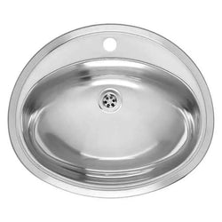 Reginox Pacific L Integrated 1 Bowl Kitchen Sink - Stainless Steel