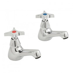 VADO ASTRA TAP SINK PILLARS 1/2" CROSS HEAD AND CD VALVES AST206/CD-C/P