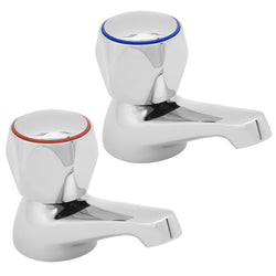 Iflo Classic Round Head Bath Taps Chrome