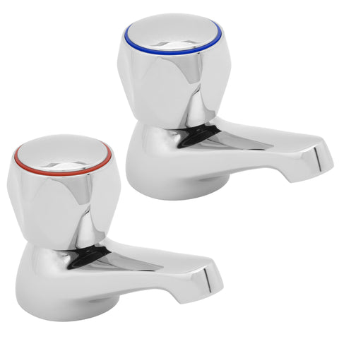 Iflo Classic Round Head Bath Taps Chrome