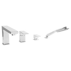 Omnires 4-Hole Complete Bathtub Mixer Parma PM7432 Chrome
