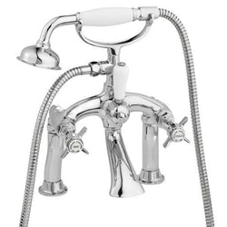 Francis Pegler Sequel Pillar Mounted Bath Shower Mixer With Shower Kit 482001