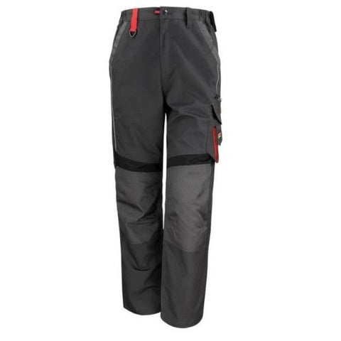 Result WorkGuard R310X RS310XGRYL Technical Trousers Grey/Black Large